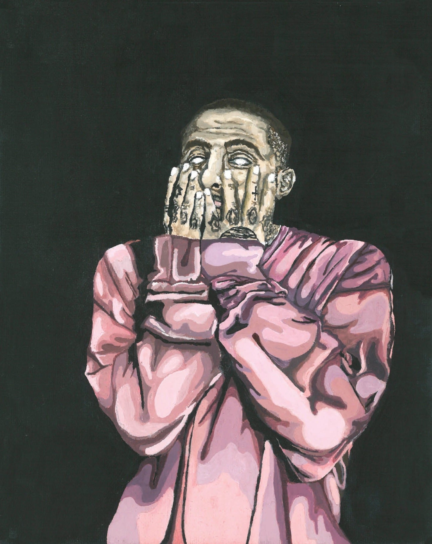 Mac Miller Art (an original) Print MIA'S CANVASES